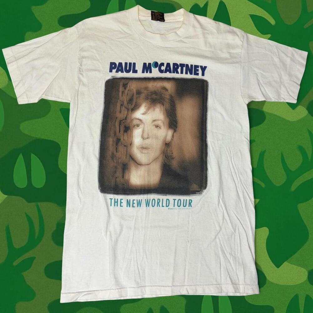 VTG 1993 Paul McCartney "The New World Tour" t-shirt Size L